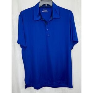 Black Clover royal blue polo golf shirt short sleeve men's size XXL